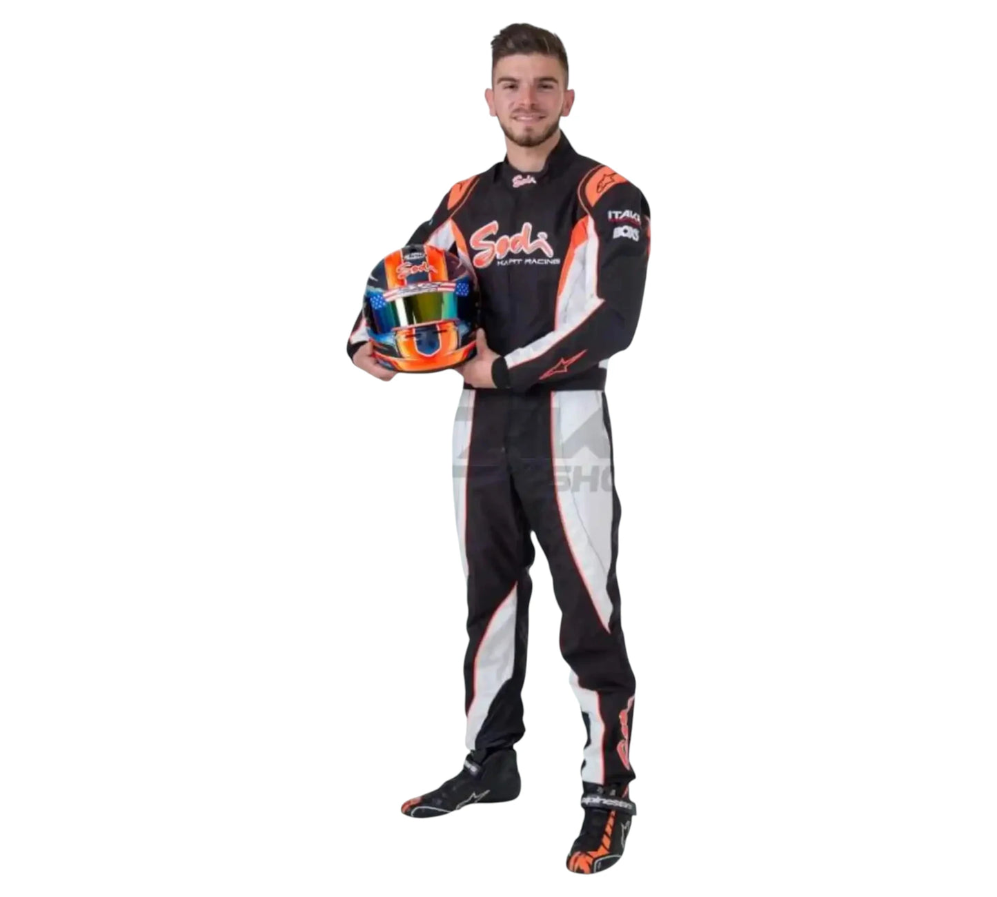 2018 Sodi Kart Sparco Go Kart Replica Racing Suit Sublimation Printed