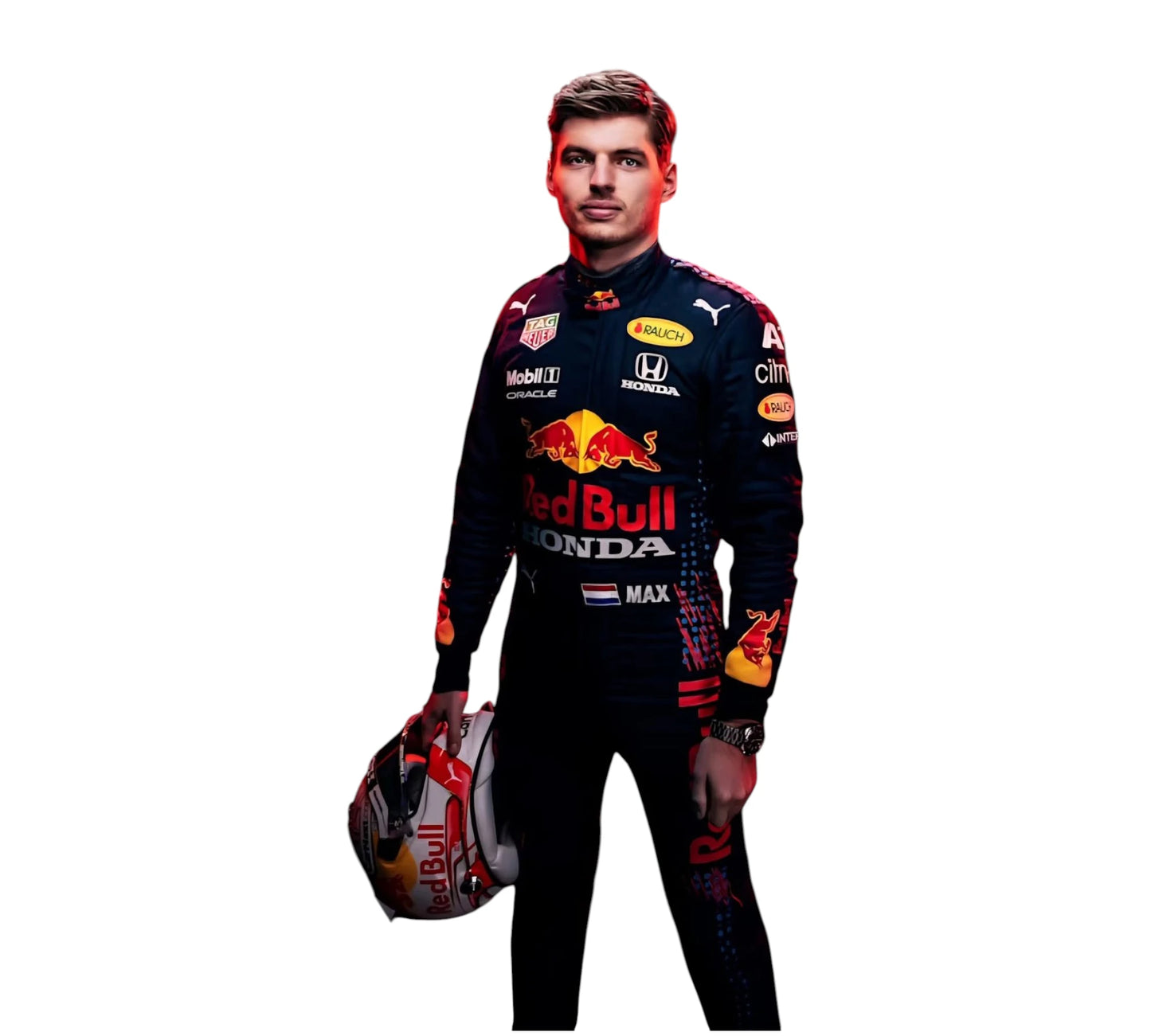 Max Verstappen 2021 F1 Replica Redbull Race Suit

