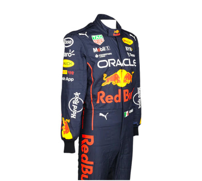 2022 Sergio Perez Signed Used Red Bull Racing F1 Suit