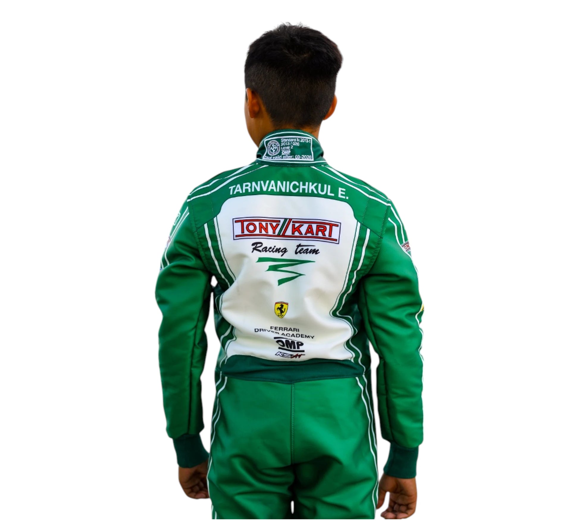 2022 Tony Kart Sublimation Printed Overall Go Kart Driver Replica Racing Suit