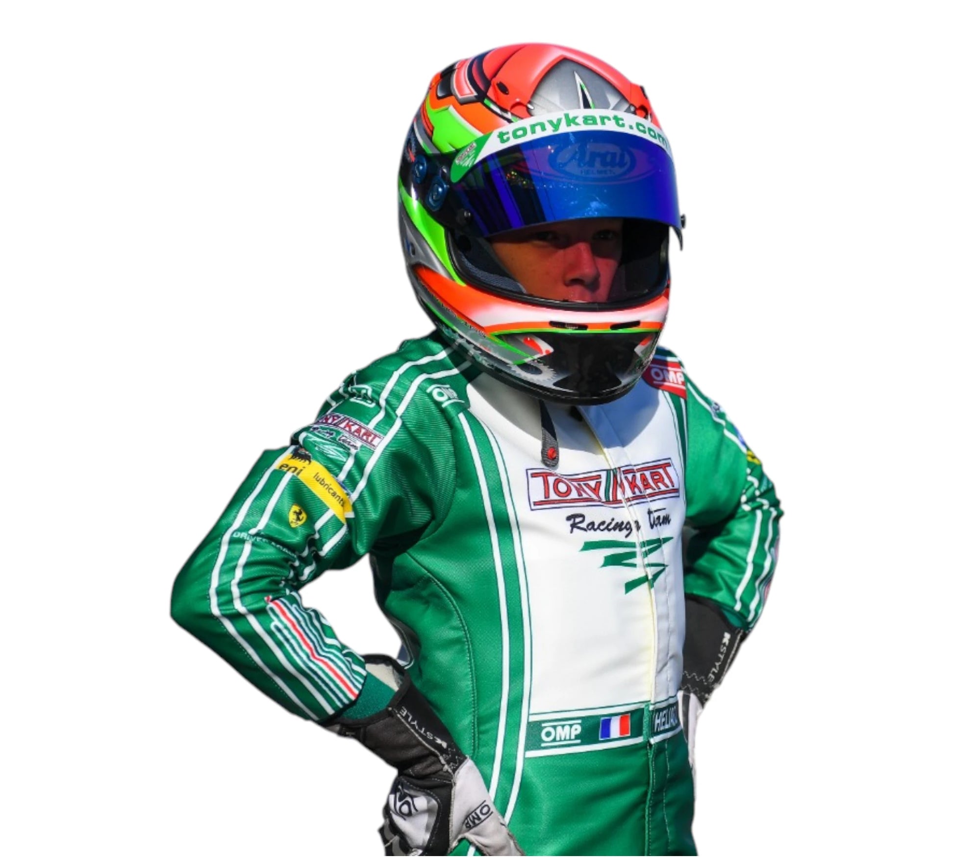 2022 Tony Kart Sublimation Printed Overall Go Kart Driver Replica Racing Suit