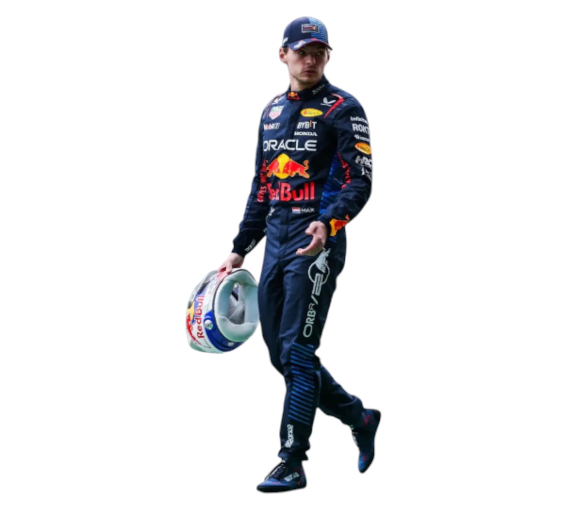 New 2024 Max Verstappen Red Bull F1 Team Replica Racing Suit