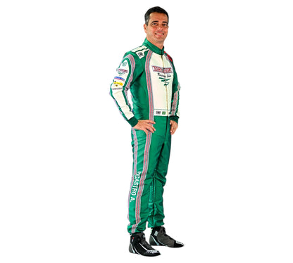 New 2024 Tony Kart Sublimation Printed Overall Go Kart Driver Racing Suit