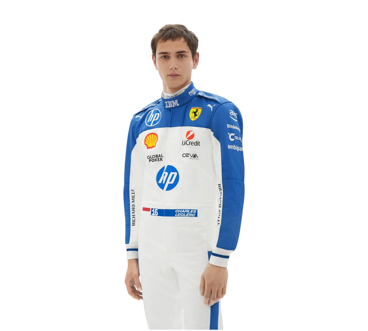 Puma for Scuderia Ferrari Charles Leclerc racing suit

