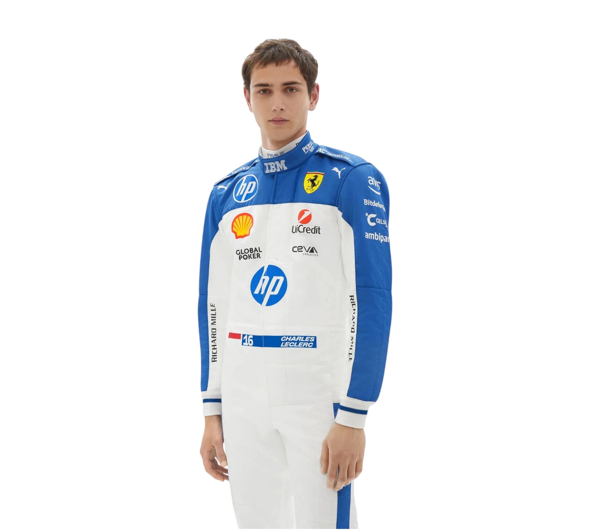 Puma for Scuderia Ferrari Charles Leclerc racing suit

