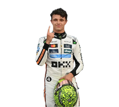 2025 New Lando Norris Monaco Grand Prix McLaren F1 Team Replica Racing Suit 