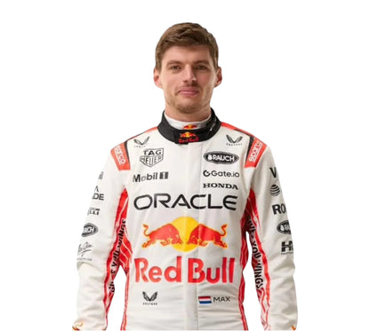 New 2025 Max Verstappen Japanese Grand Prix Red Bull F1 Team Replica Race Suit