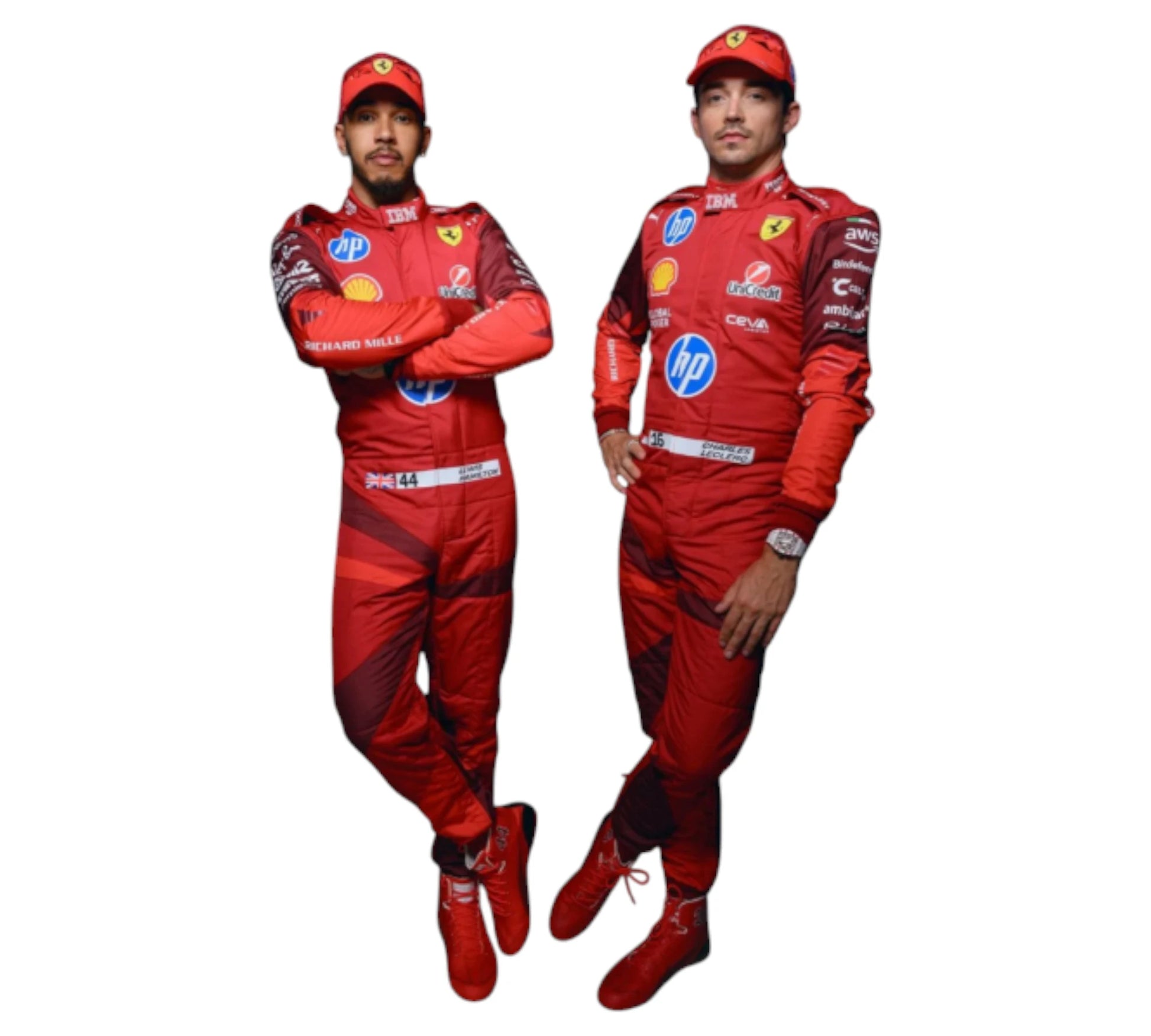 Charles Leclerc Puma for Scuderia Ferrari HP Las Vegas 2025 race suit
