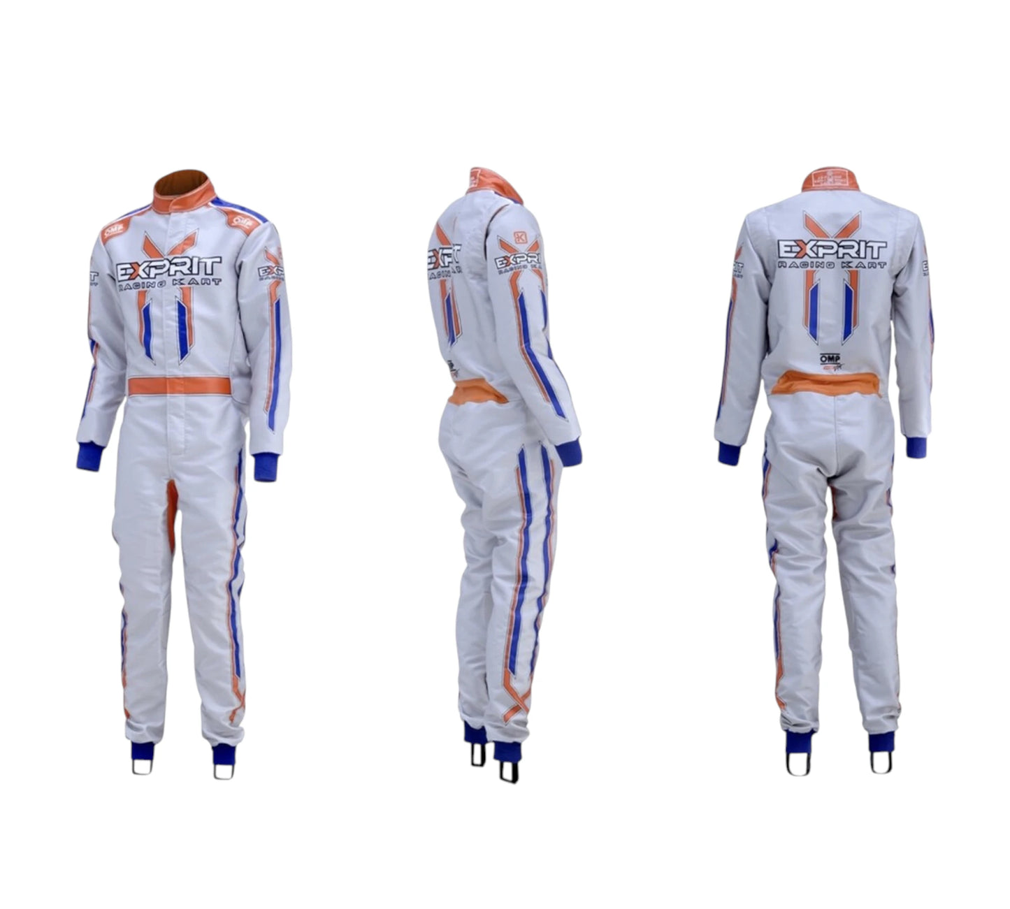 Exprit Driver Overall OMP 2022 Go Kart Replica Racing Sublimation Printed Suit