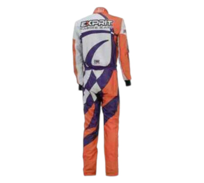 Motocross suit with visible branding on a white background