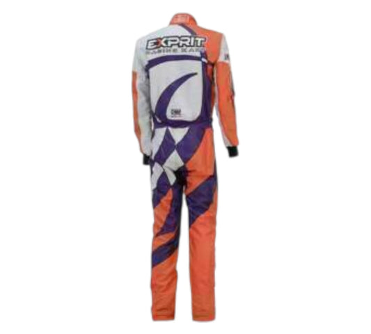 Motocross suit with visible branding on a white background
