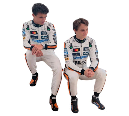 2025 Lando Norris & Oscar Piastri Monaco GP McLaren F1 Team Replica Racing Suit