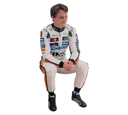 2025 Lando Norris & Oscar Piastri Monaco GP McLaren F1 Team Replica Racing Suit