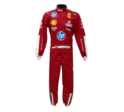 Scuderia Ferrari HP Charles Leclerc Monza 2025 F1 Racing Suit