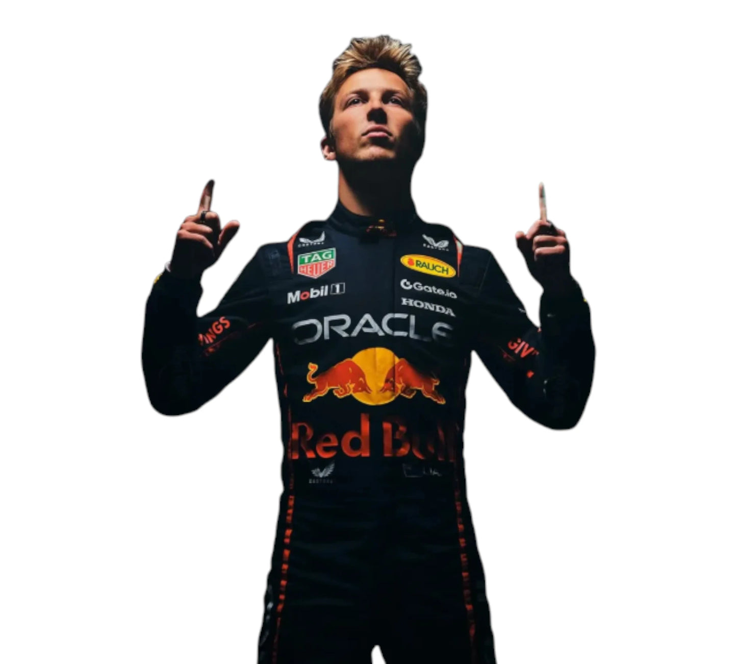 New 2025 Max Verstappen & Liam Lawson Red Bull F1 Team Racing Suit