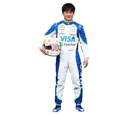 New 2025 Yuki Tsunoda Alphatauri F1 Race Suit