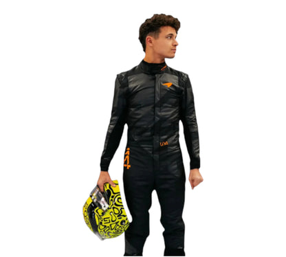 New 2025 Lando Norris Black McLaren F1 Race Suit
