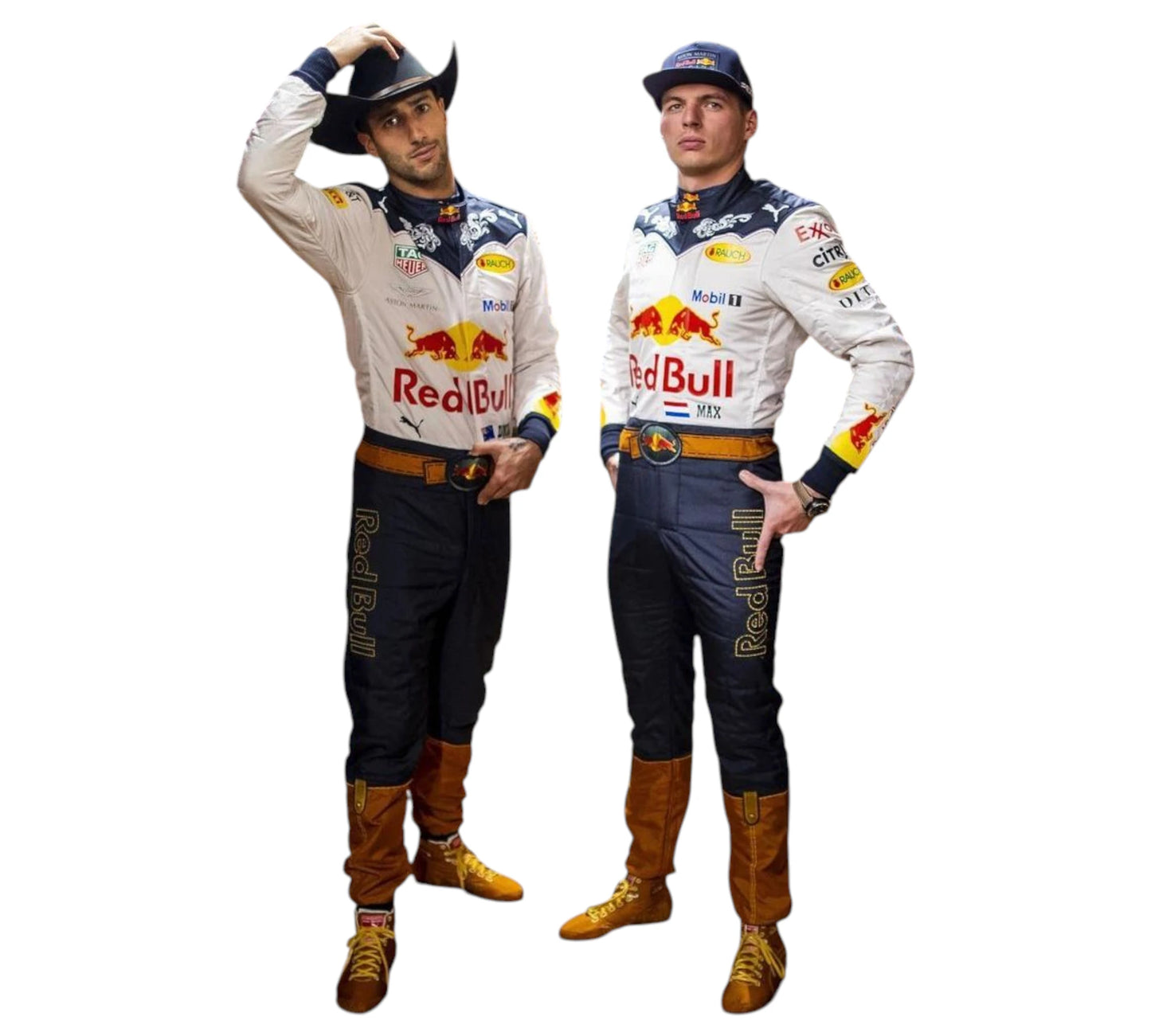 2018 Max Verstappen Special Edition Red Bull Cowboy Suit