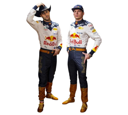 2018 Max Verstappen Special Edition Red Bull Cowboy Suit
