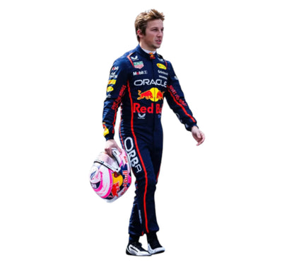 New 2025 Max Verstappen & Liam Lawson Red Bull F1 Team Racing Suit