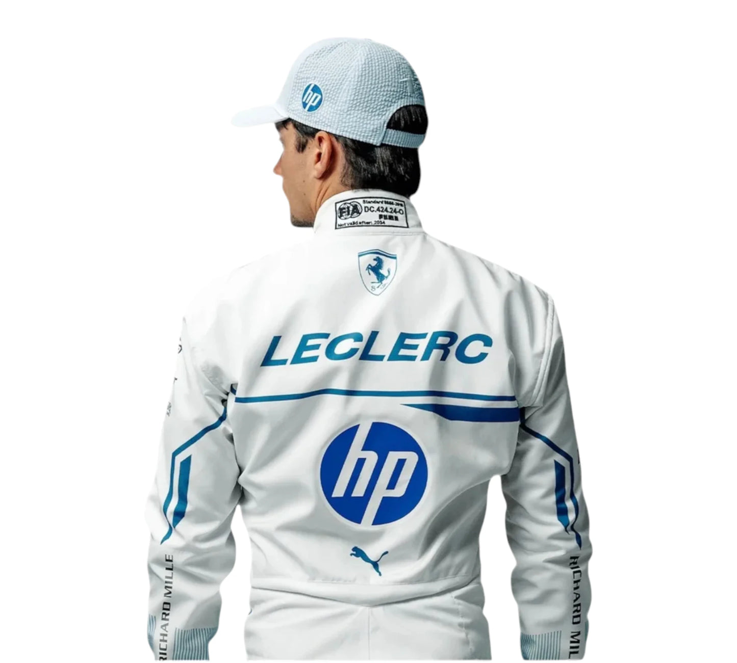 New 2025 Charles Leclerc Monaco GP Scuderia Ferrari F1 Race Suit