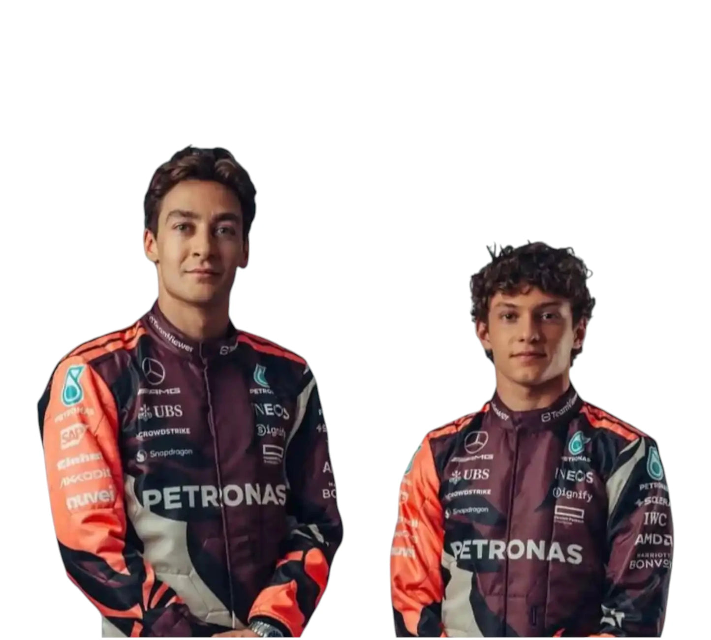 New 2025 George Russell Mercedes Miami GP F1 Racing Suit