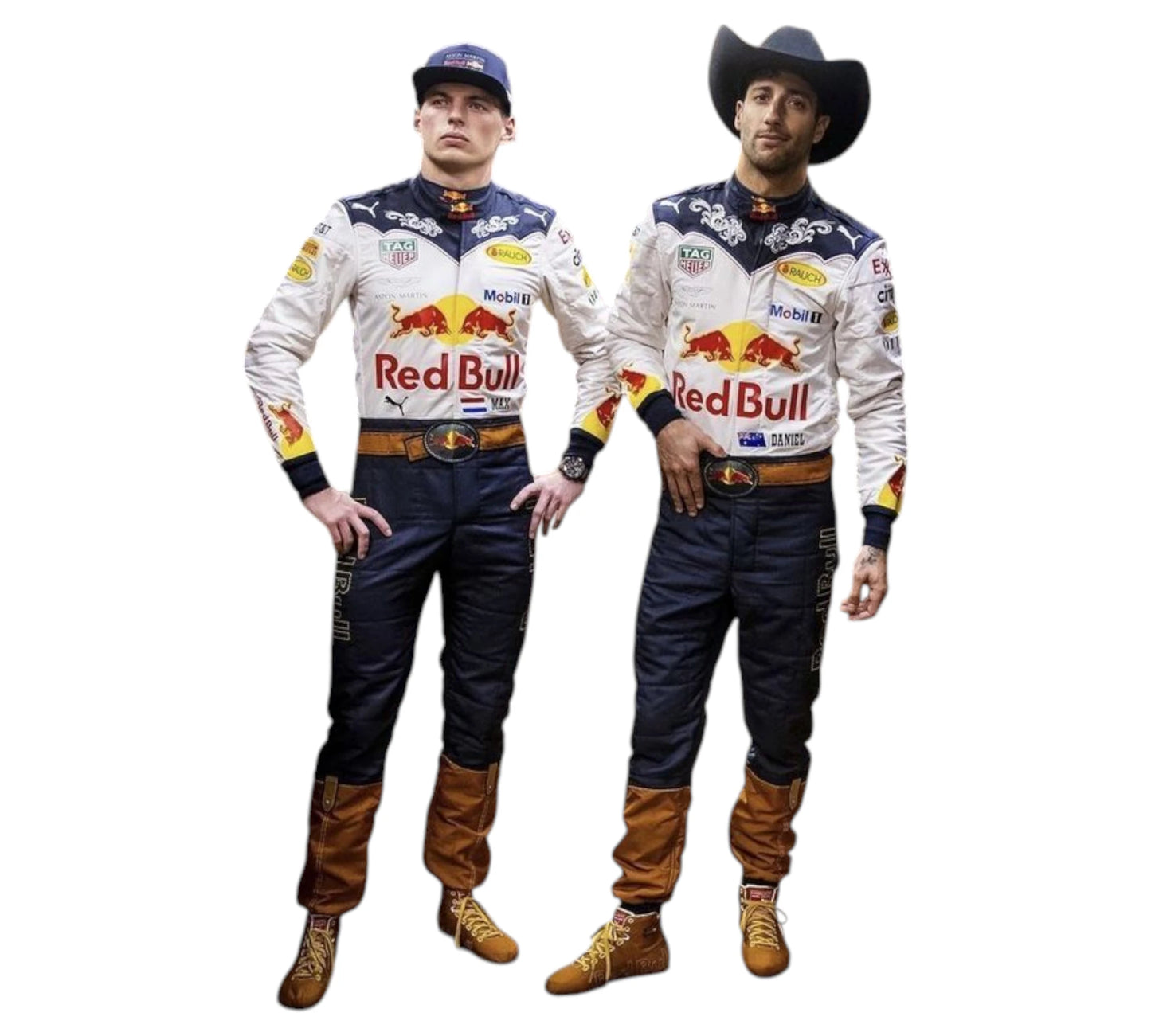 2018 Max Verstappen Special Edition Red Bull Cowboy Suit