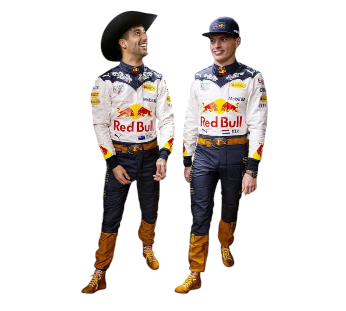 2018 Max Verstappen Special Edition Red Bull Cowboy Suit
