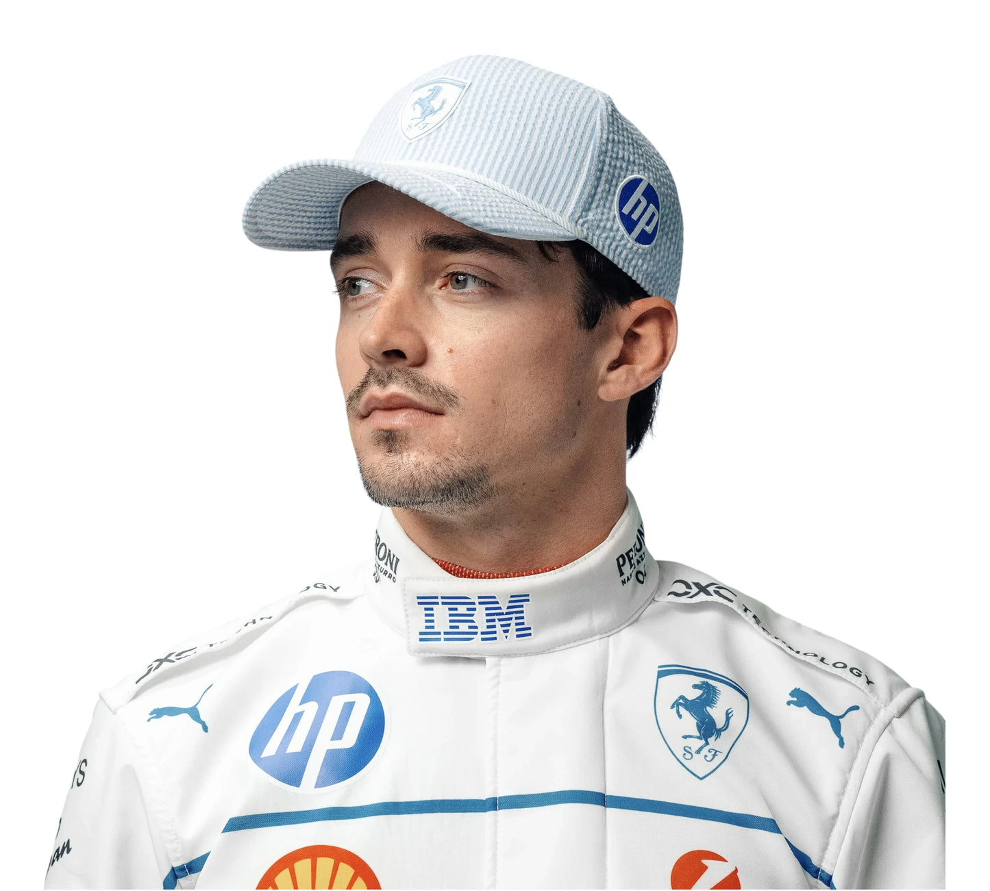 New 2025 Charles Leclerc Monaco GP Scuderia Ferrari F1 Race Suit