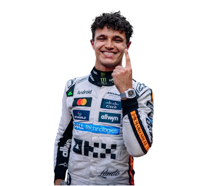 2025 Lando Norris & Oscar Piastri Monaco GP McLaren F1 Team Replica Racing Suit