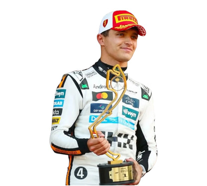 2025 Lando Norris & Oscar Piastri Monaco GP McLaren F1 Team Replica Racing Suit