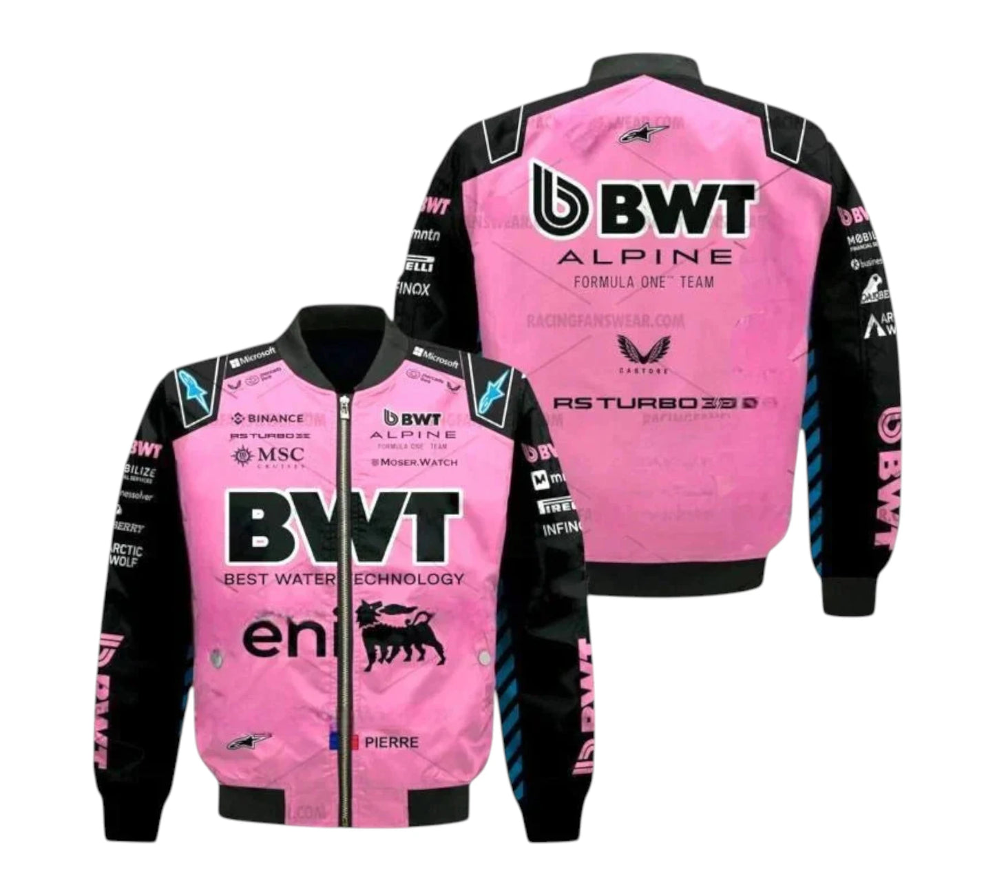 Pierre Gasly 2025 BWT Alpine Formula 1 Racing Jacket