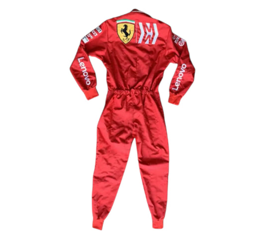 2019 Charles Leclerc Team Ferrari Mission Winnow Embroidery F1 Race Suit