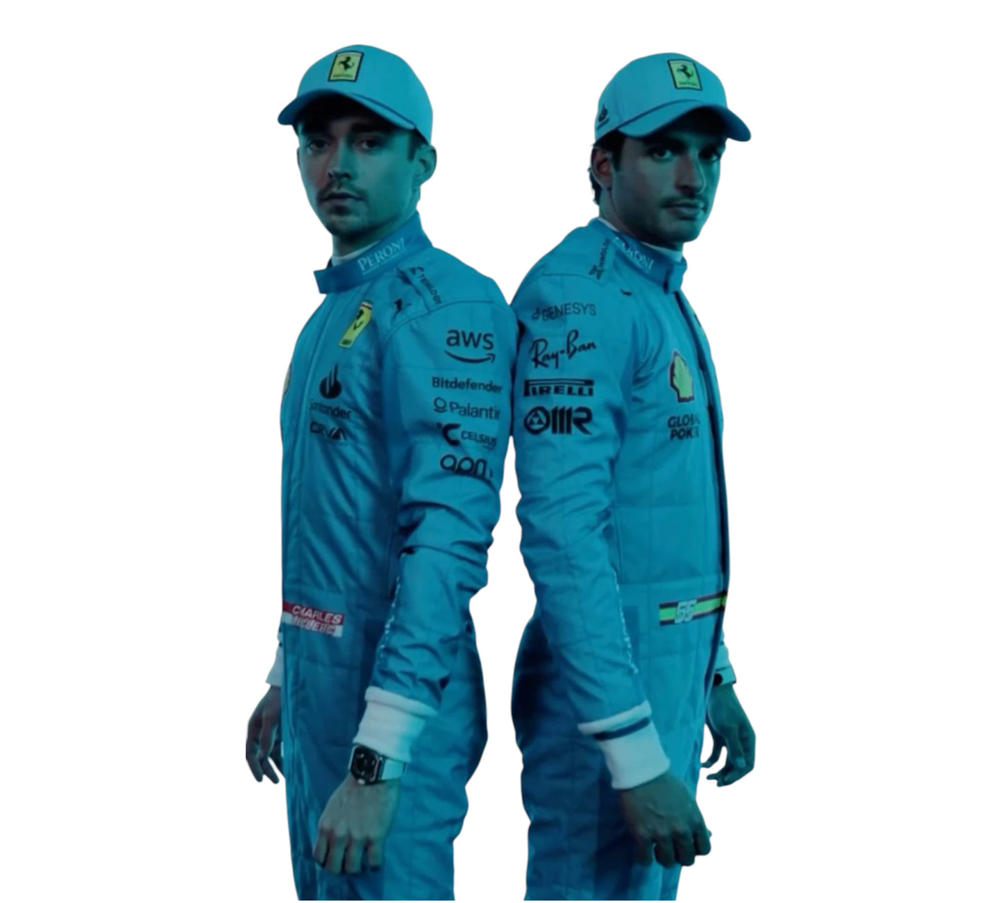 2024 Charles Leclerc Miami Grand Prix Scuderia Ferrari F1 Race Suit