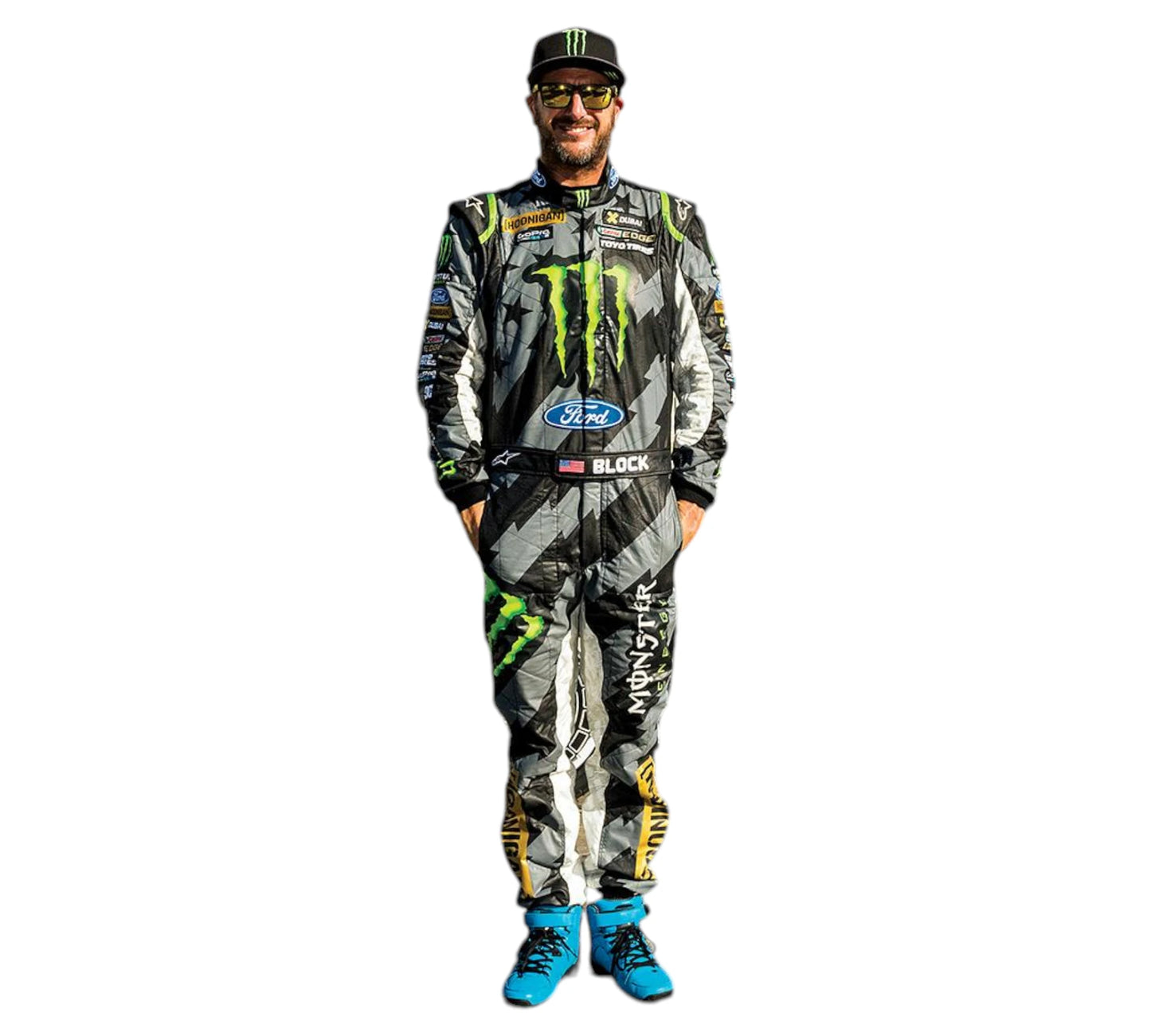 Ken Block Monster Sublimation Printed Go Kart Racing Suit | Craze Racewears
