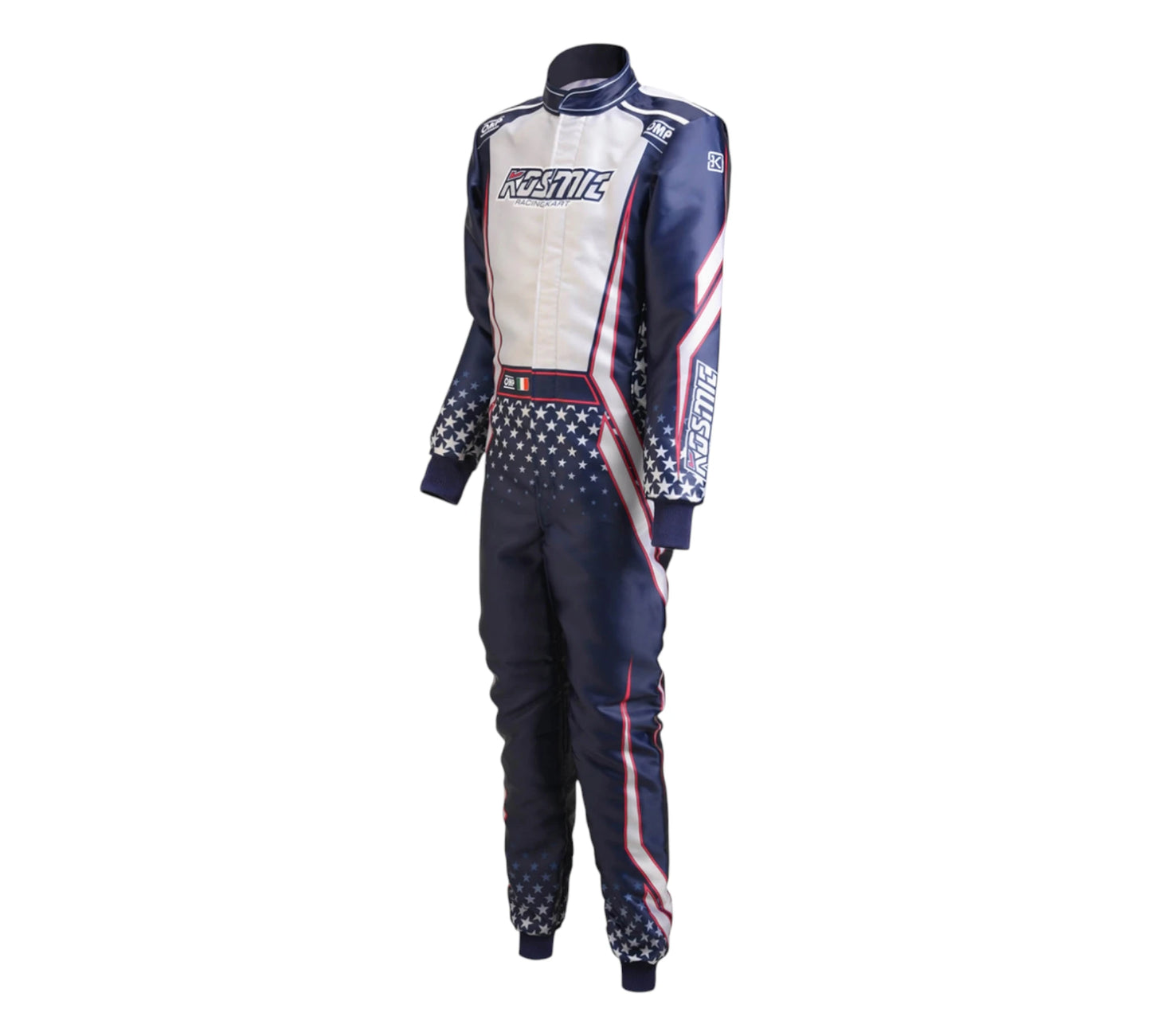 New 2025 Kosmic Sublimation Printed Go Kart Racing Suit