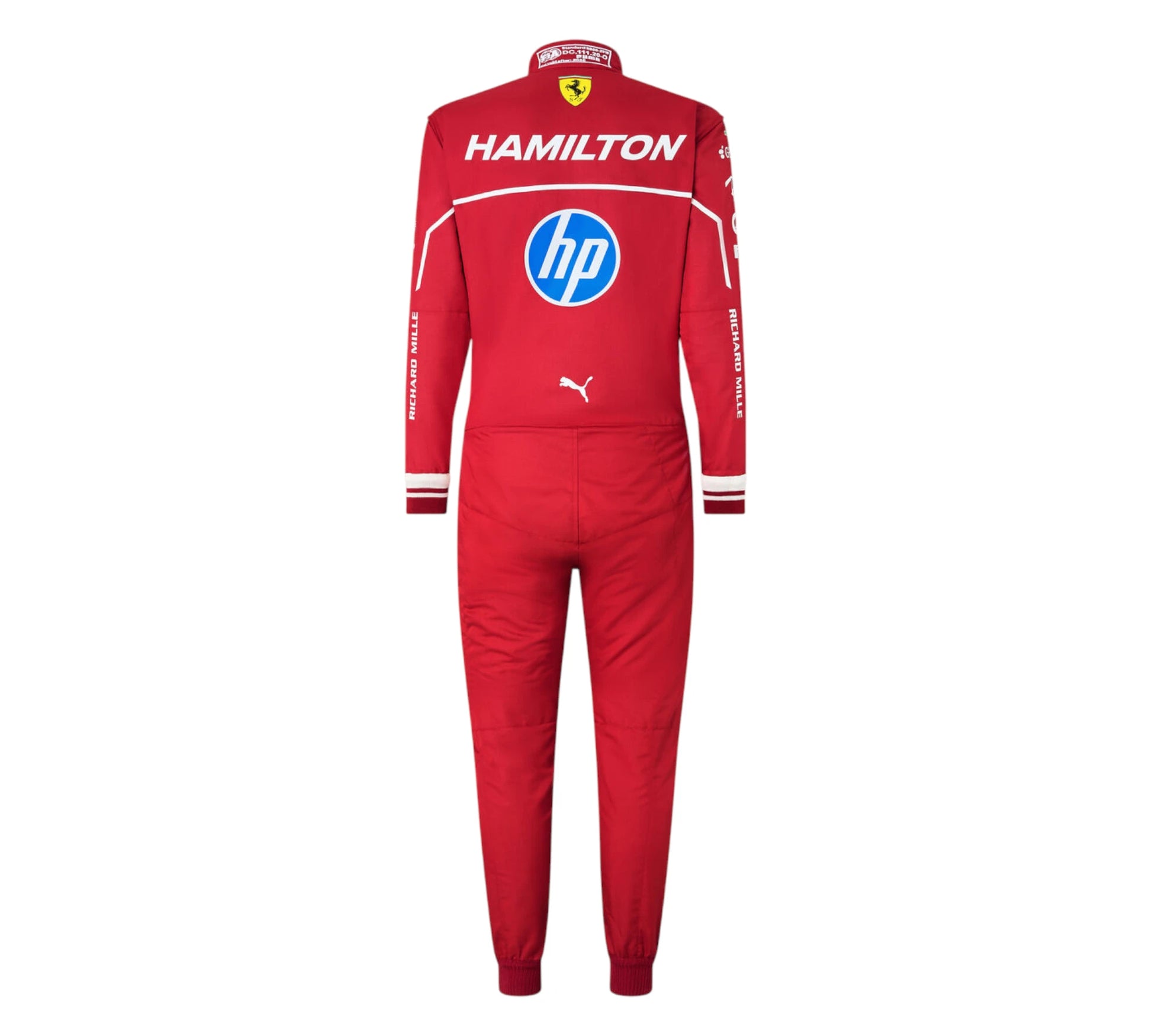 Lewis Hamilton Puma racing suit for Scuderia Ferrari

