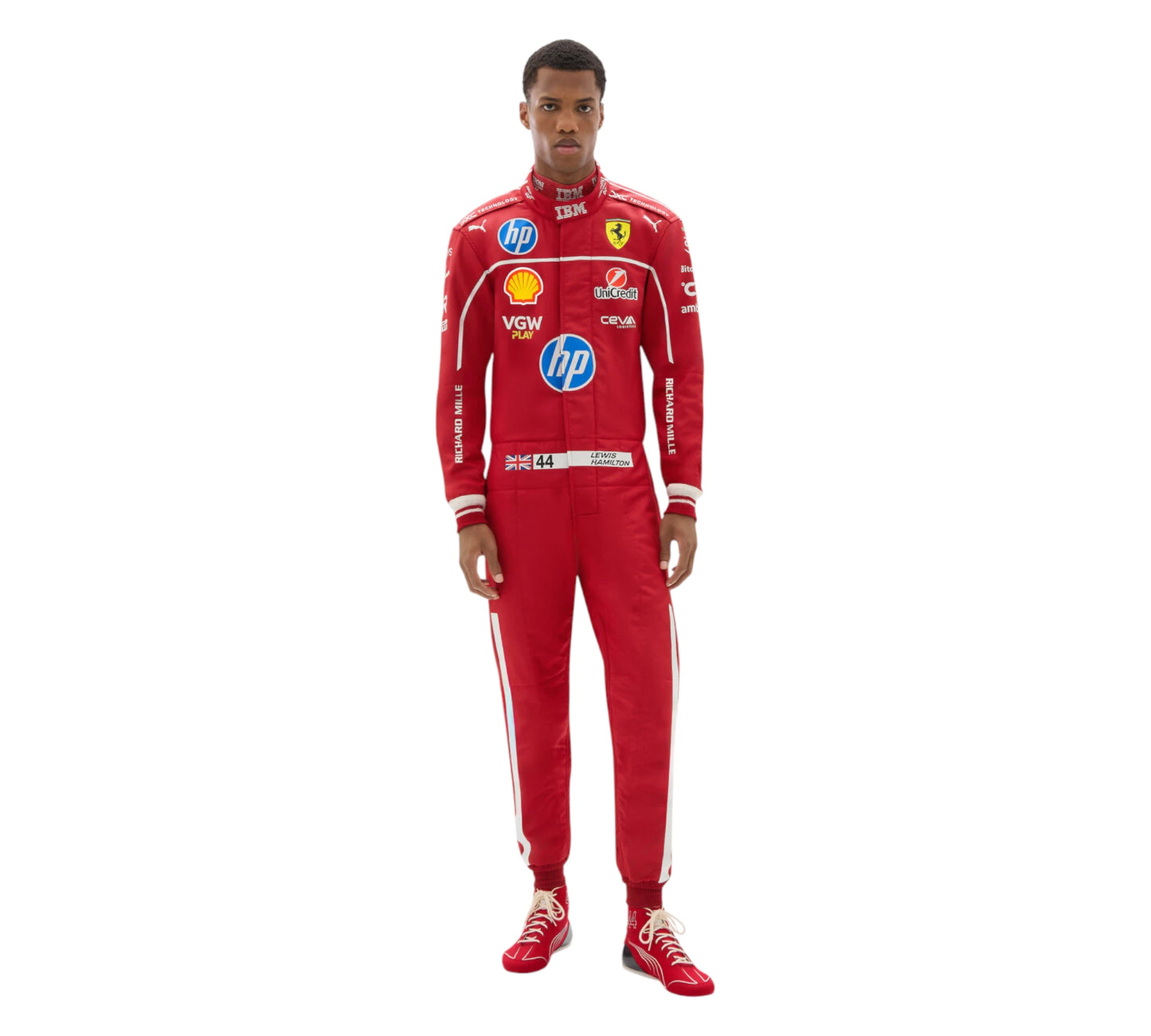 Lewis Hamilton Puma racing suit for Scuderia Ferrari

