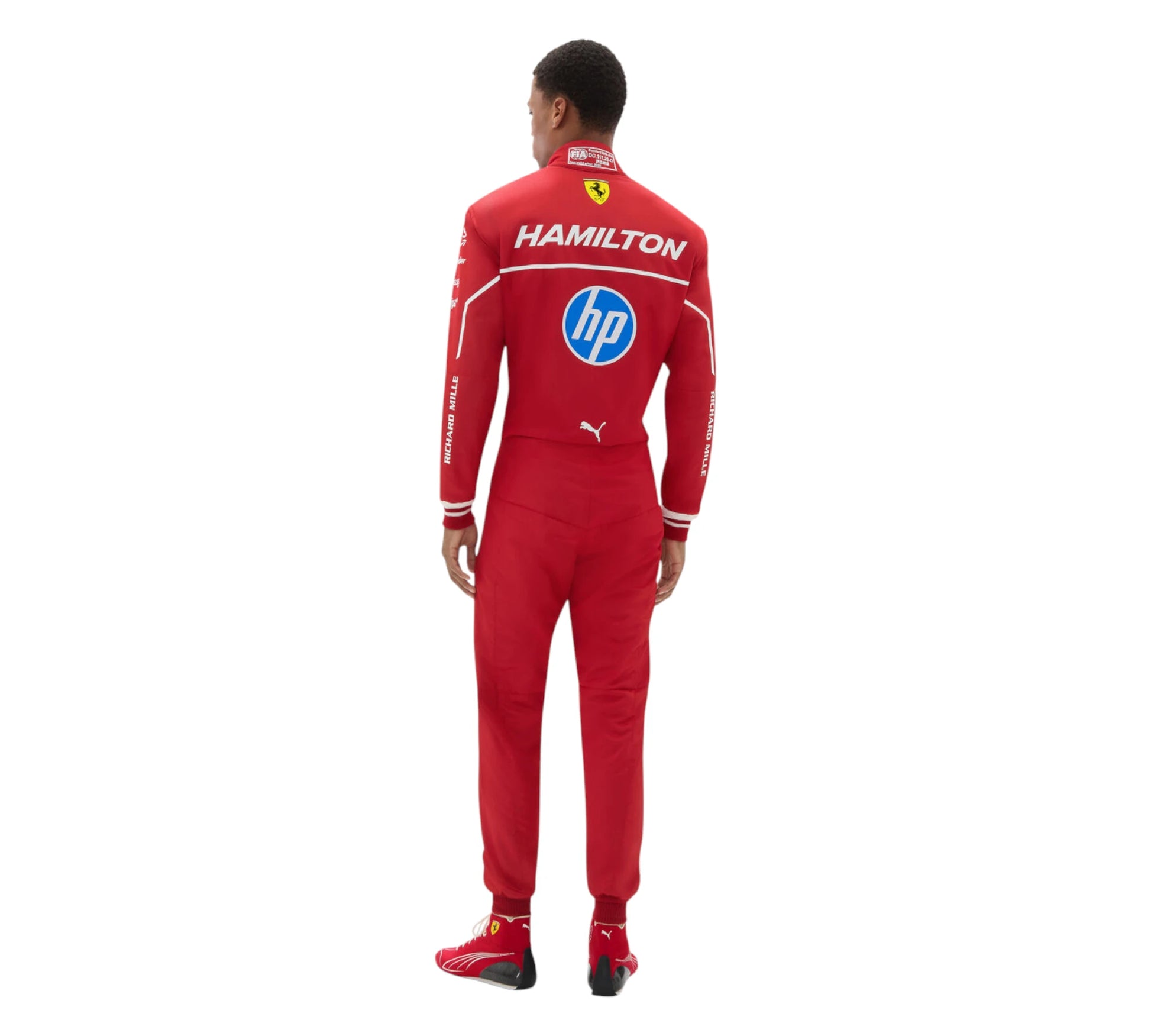 Lewis Hamilton Puma racing suit for Scuderia Ferrari

