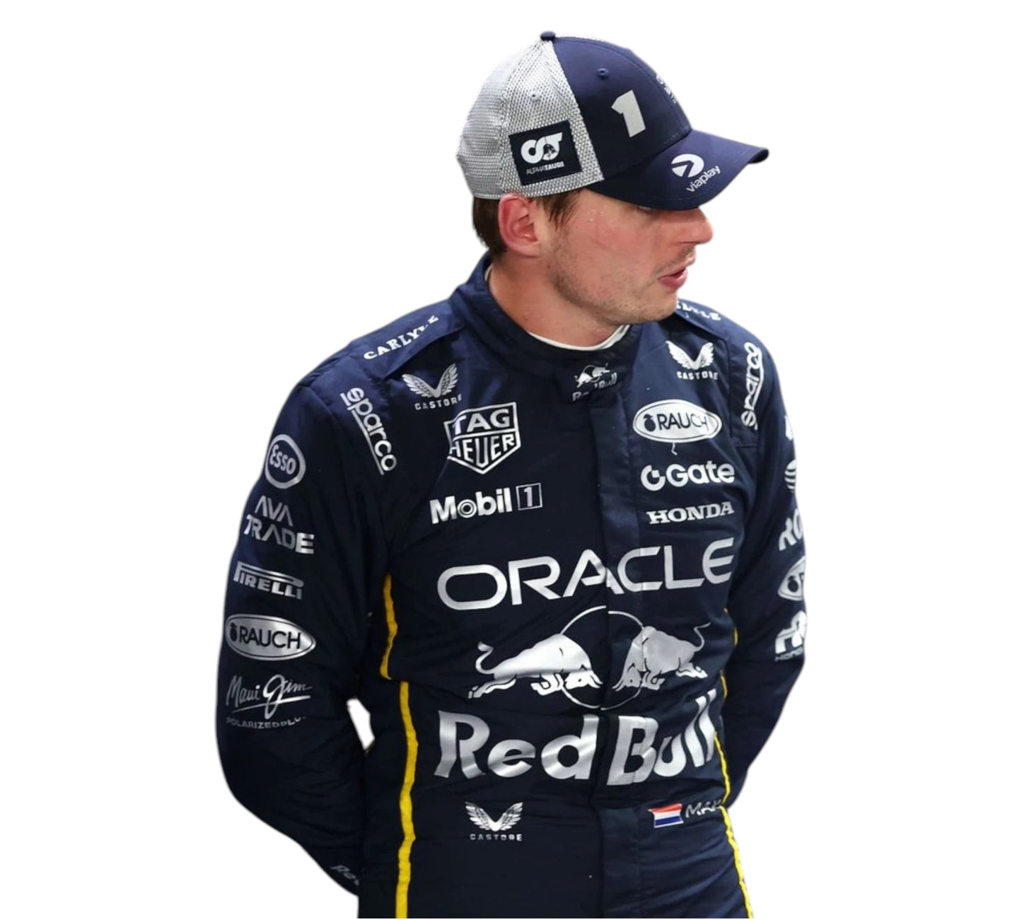 New 2025 Max Verstappen Japanese Grand Prix Red Bull F1 Team Replica Race Suit