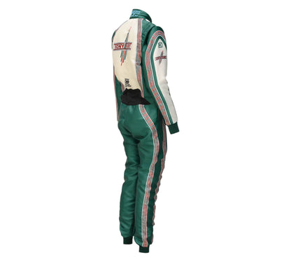 New 2025 Tony Kart Sublimation Printed Overall Replica Go Kart Driver Racing Suit