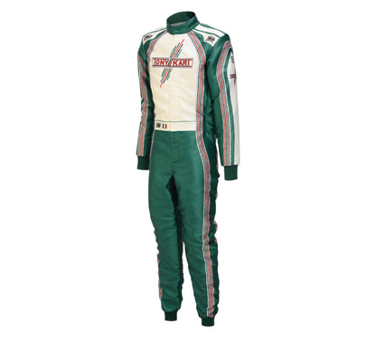 New 2025 Tony Kart Sublimation Printed Overall Replica Go Kart Driver Racing Suit