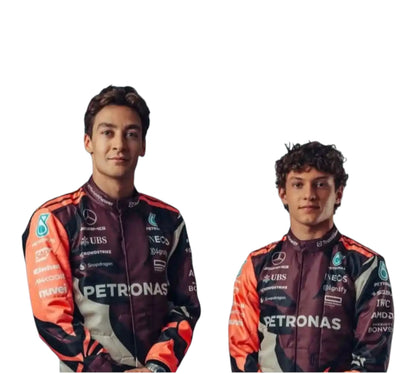 New 2025 Andrea Kimi Antonelli Miami Grand Prix Mercedes AMG F1 Replica Racing Suit 