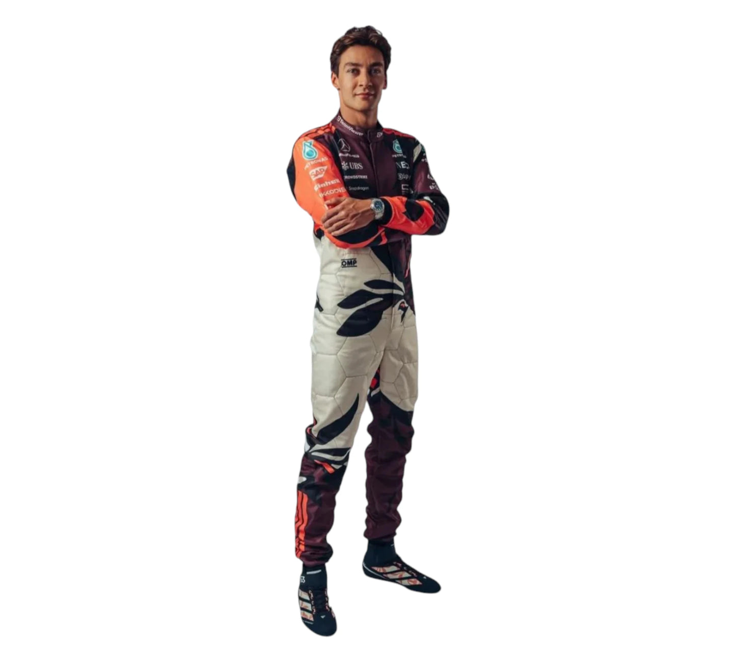 New 2025 Andrea Kimi Antonelli Miami Grand Prix Mercedes AMG F1 Replica Racing Suit 