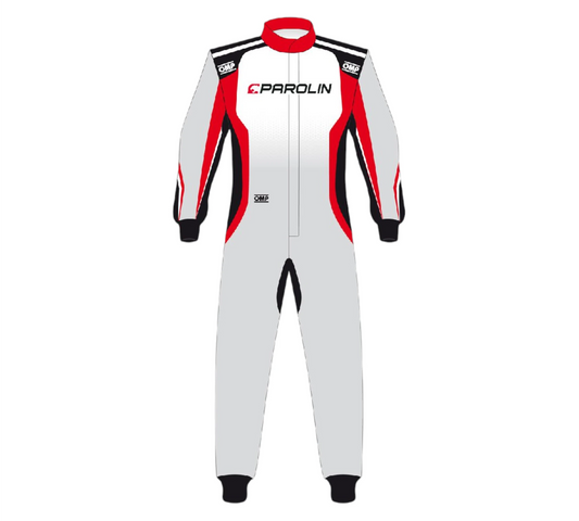 New Parolin MotorSports OMP Replica Kart Suit | Craze Racewears
