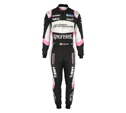 Sergio Perez 2017 F1 Racing Suit Team Force India