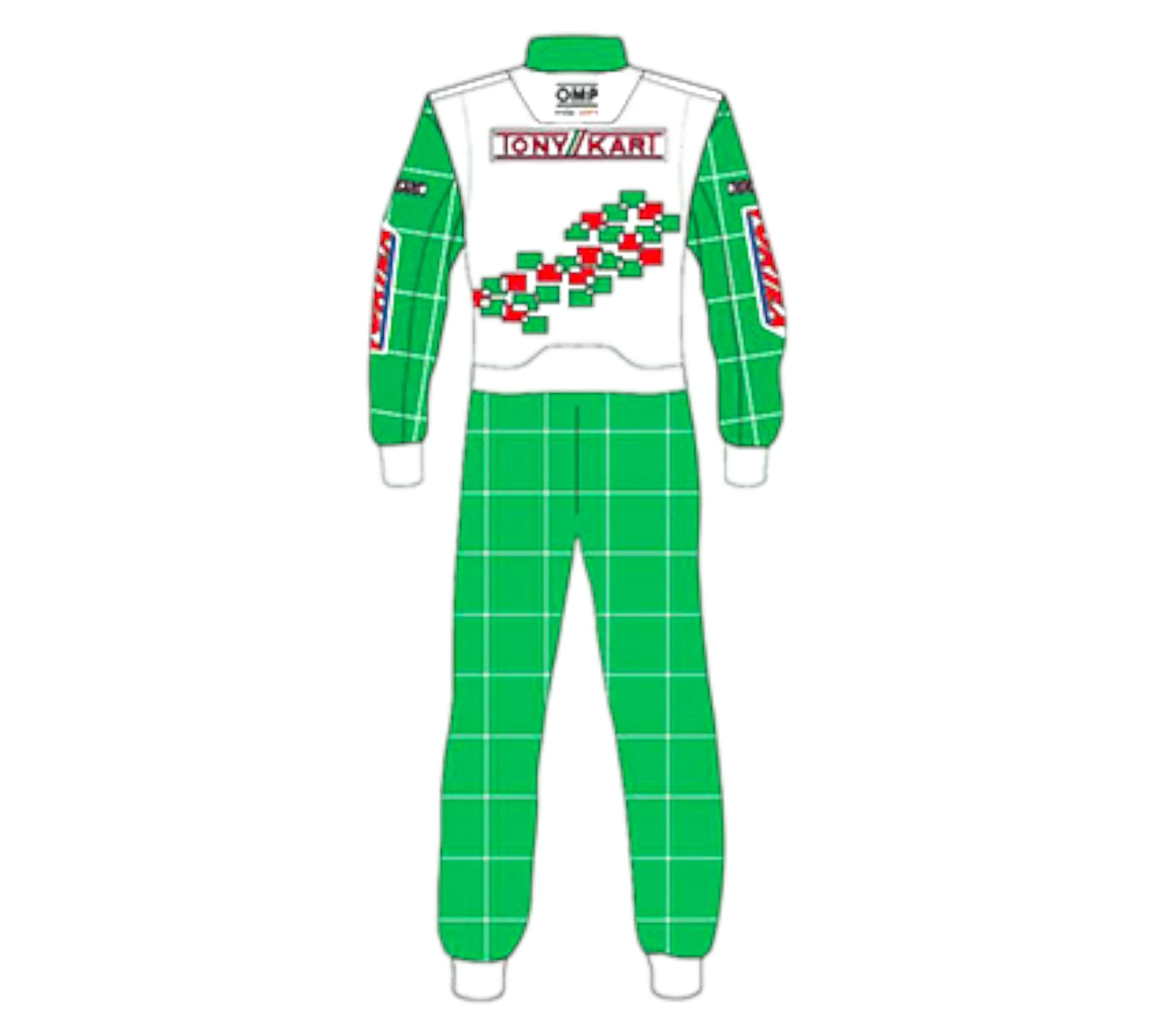 Tony Kart Sublimation Printed Overall Go Kart Driver Racing Suit