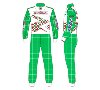 New 2024 Tony Kart Sublimation Printed Overall Go Kart Driver Racing Suit