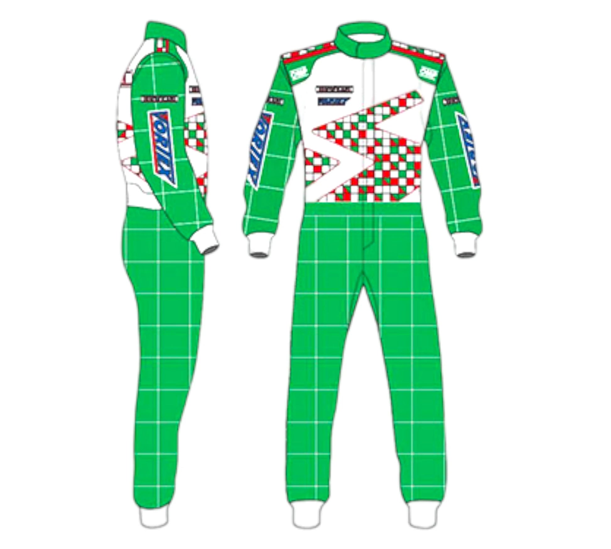 New 2024 Tony Kart Sublimation Printed Overall Go Kart Driver Racing Suit