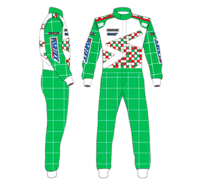 New 2024 Tony Kart Sublimation Printed Overall Go Kart Driver Racing Suit